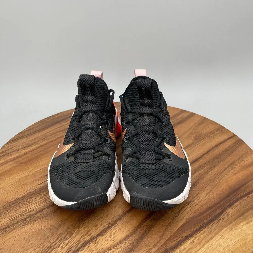 Nike Free Metcon 3 Shoes Womens Size 8.5 Black Workout Lifting Training Comfort
